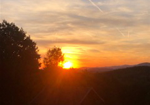 Der Bayerwald im Sommer. Pension Markl